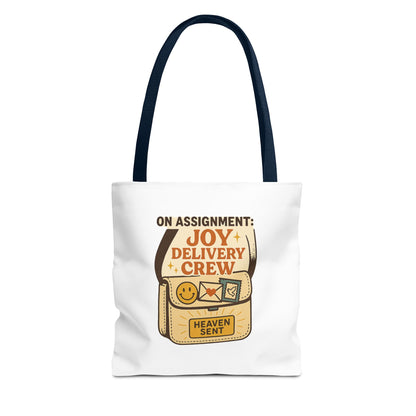 Joy Delivery Crew Tote Bag - Heaven Sent, Birthday Gift, Grocery Bag, Eco-Friendly Tote, Unique Gift Idea