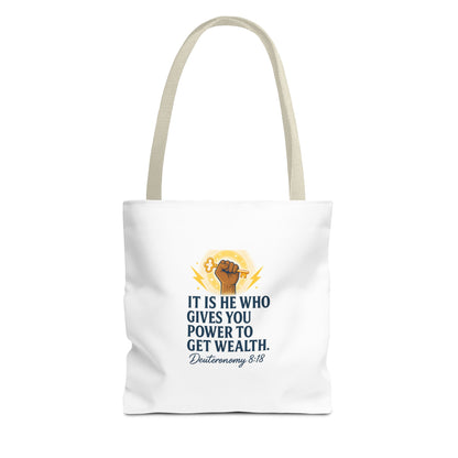 Affirmation Art Bible Verse Tote Bag