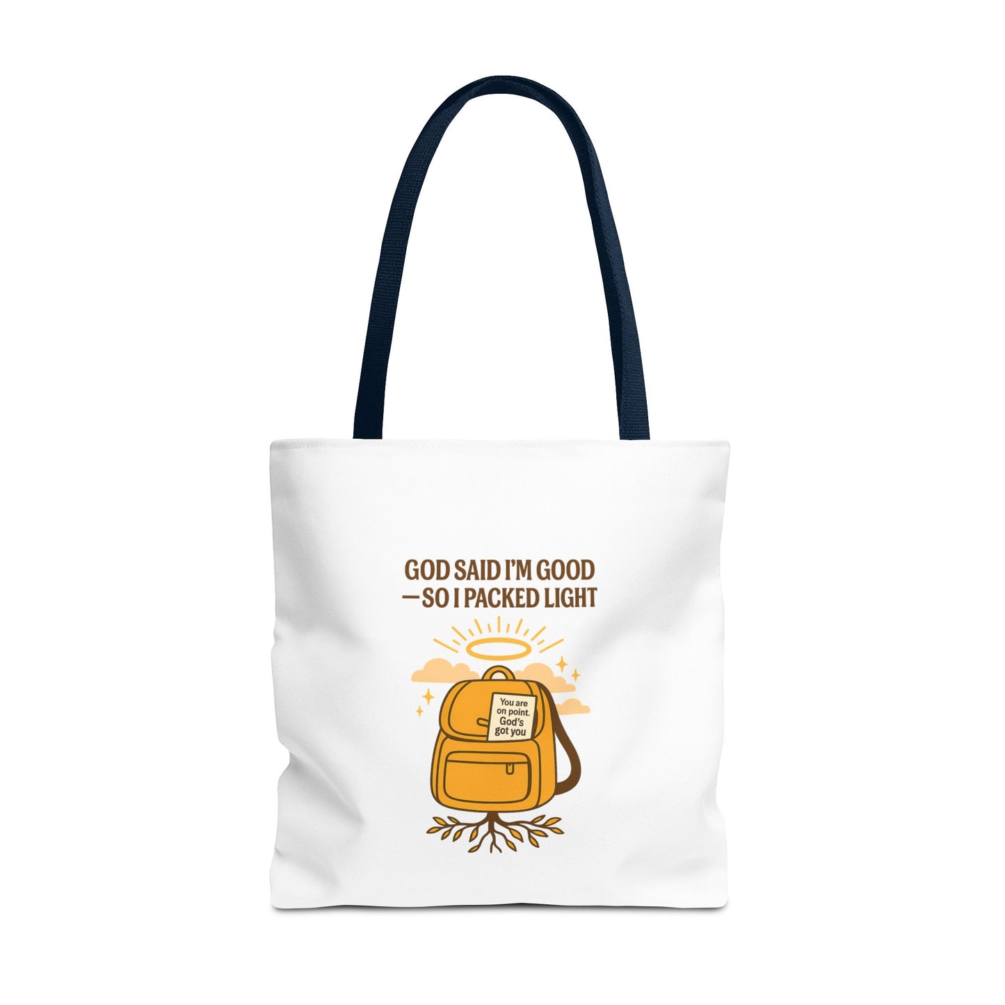 Inspirational Tote Bag - 'God Said I'm Good' Quote, Motivational Gift, Reusable Shopping Bag, Eco-Friendly Accessory, Everyday Use