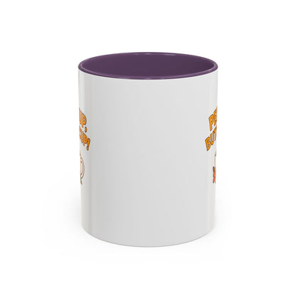 Perk Up, Buttercup! Cute Accent Coffee Mug for Daily Motivation, Gift for Coffee Lovers, Home Office Decor, Floral Tea Cup
