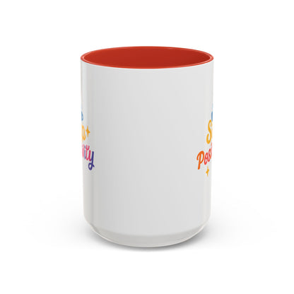 Sip Positivity Accent Coffee Mug (11, 15oz)