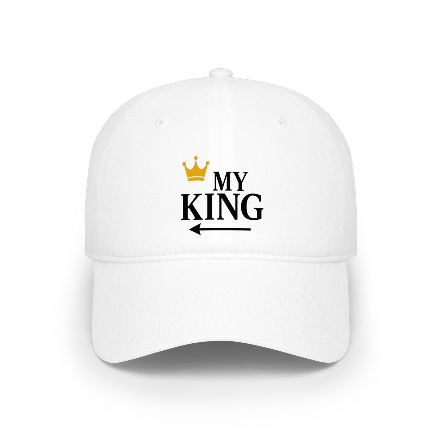 My King Baseball Cap – Crown Graphic Low Profile Hat for Him