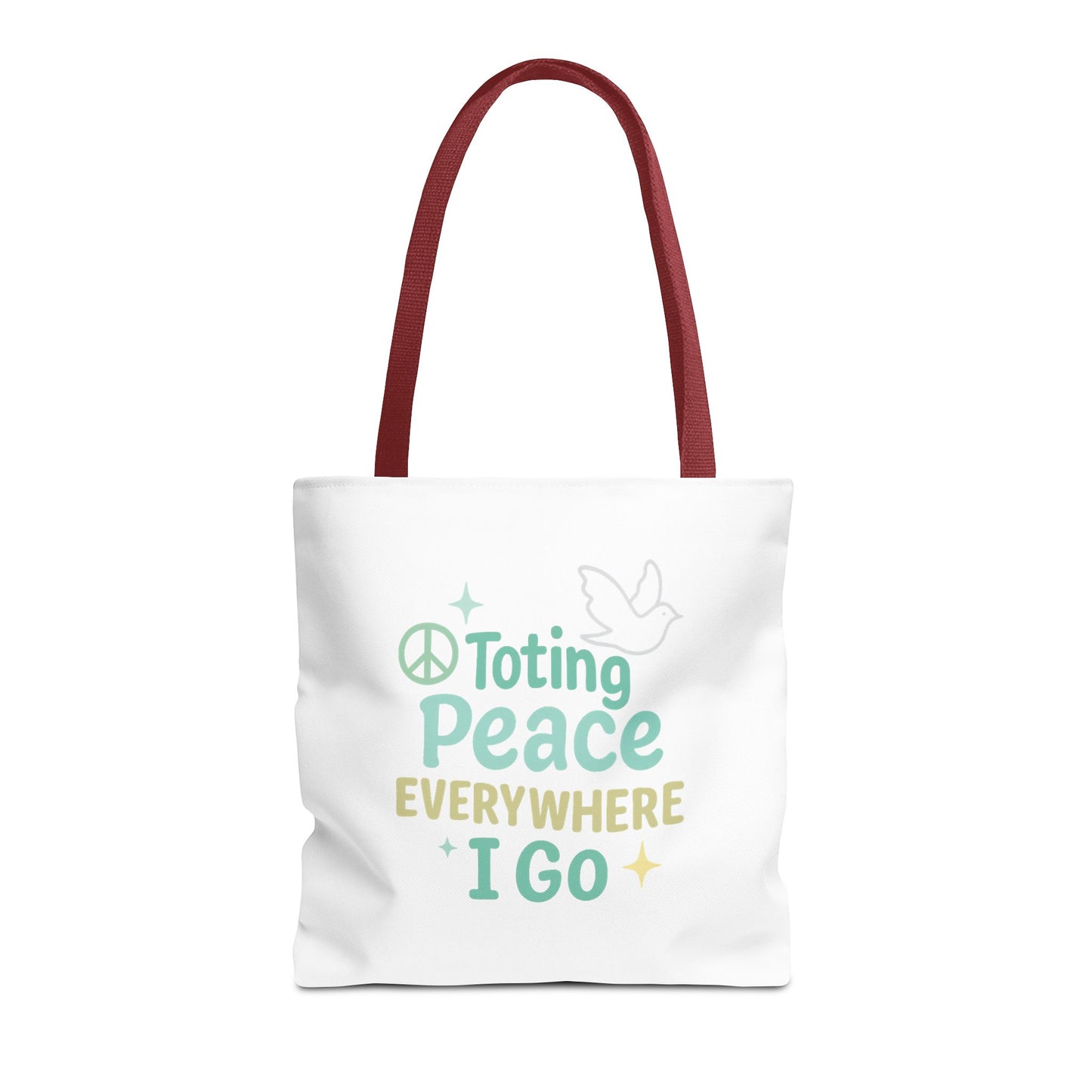 Peaceful Reusable Tote Bag