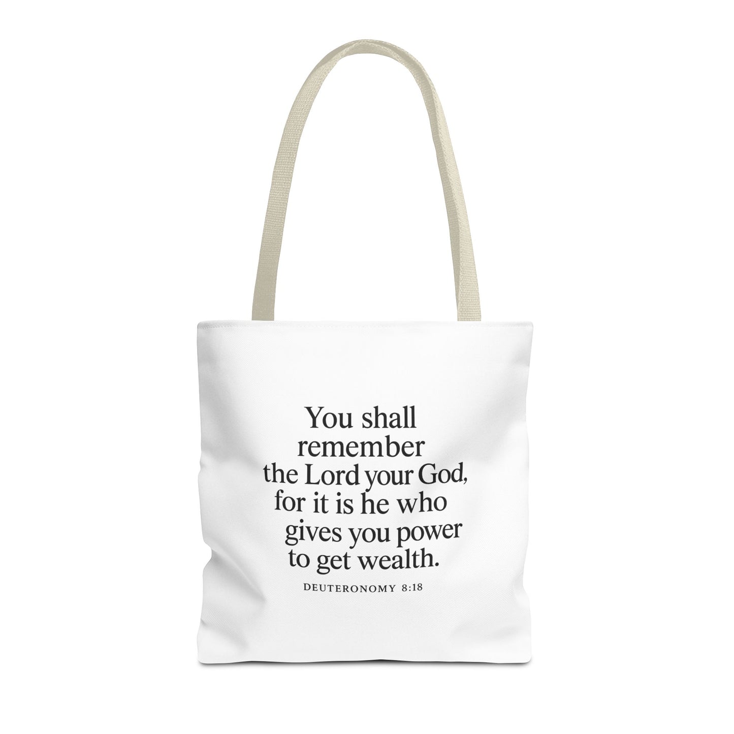 Inspirational Tote Bag - Faith Quote, Bible Verse Gift, Christian Tote, Scripture Bag, Positive Affirmation Accessory