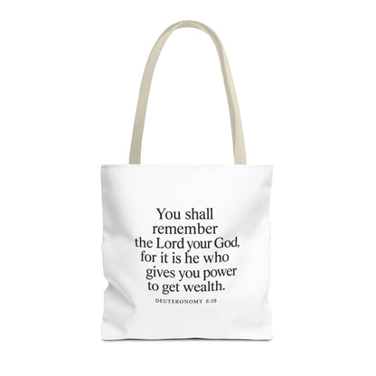 Inspirational Tote Bag - Faith Quote, Bible Verse Gift, Christian Tote, Scripture Bag, Positive Affirmation Accessory