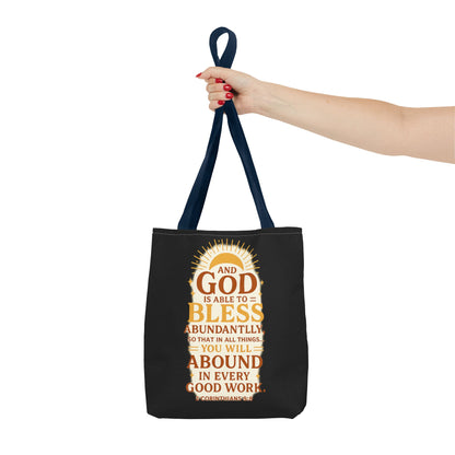Faith-Inspired Tote Bag, Inspirational Gift, Christian Decor, Church Outing, Everyday Use, Scripture Tote