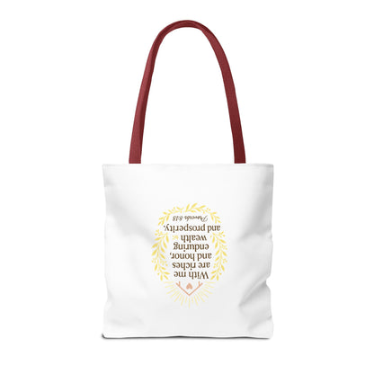 Prosperity Bible Verse Tote Bag
