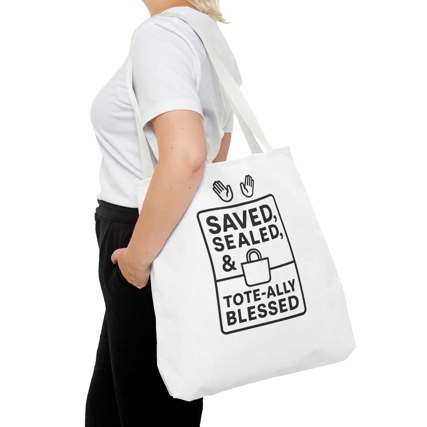 Blessed Tote Bag Saved  Sealed & Tote ally Blessed
