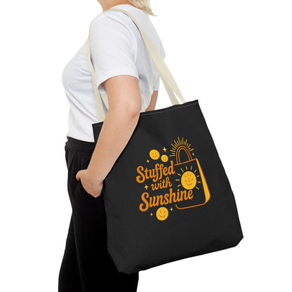 Sunshine Tote Bag Brighten Your Day  Reusable Shopping Bag  Beach Tote  Gift Idea for Friends  Summer Essentials
