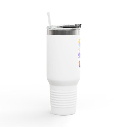 Testify Insulated Travel Mug, 40oz - Perfect for Coffee Lovers, Road Trips, Gifts for Him/Her, Unique Drinkware for Celebrations