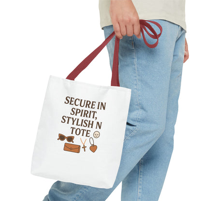 Stylish Tote Bag with Inspirational Quote | Eco-Friendly, Reusable, Perfect for Shopping, Gifts, and Everyday Use