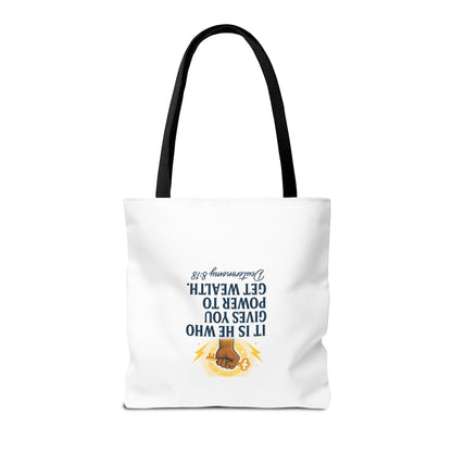 Affirmation Art Bible Verse Tote Bag