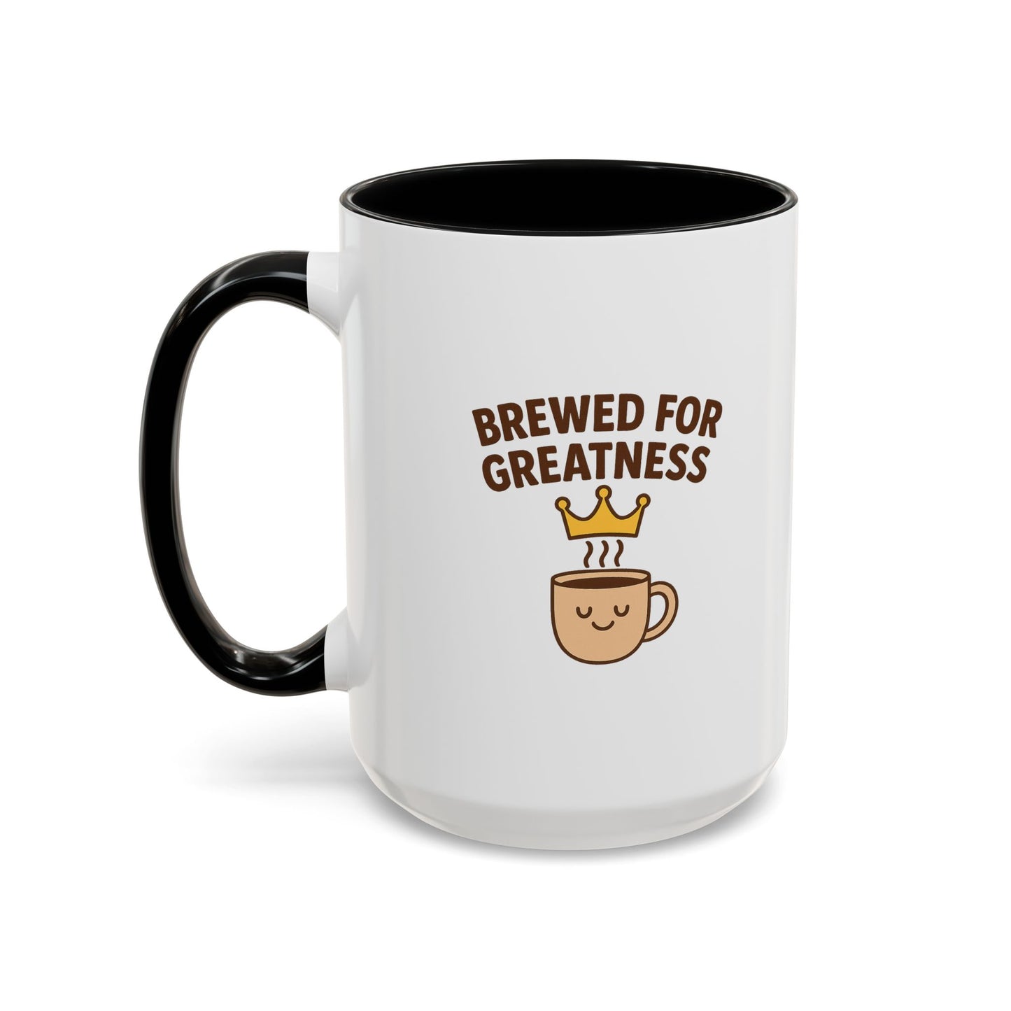 Brewed for Greatness Coffee Mug | Fun Drinking Mug, Gift for Coffee Lovers, Motivational Mug, Accent Mug for Home or Office