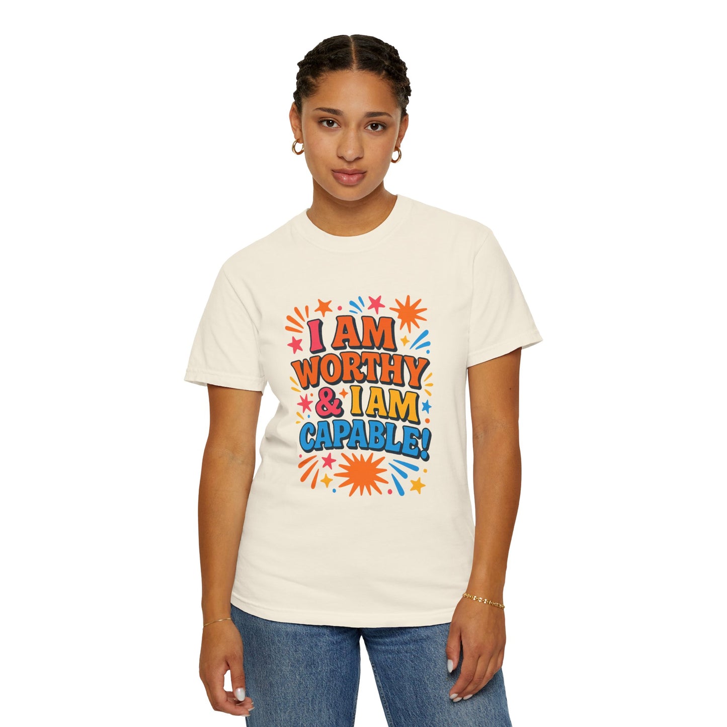 Empowering Quotes Self-Love Garment-Dyed T-Shirt