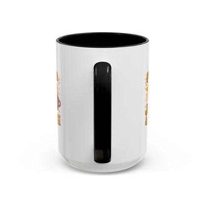 Coffee Lover's Accent Mug - Powered by Jesus & Coffee, Inspirational Drinkware, Christian Gift, Coffee Enthusiast, Religious Mug, [...]