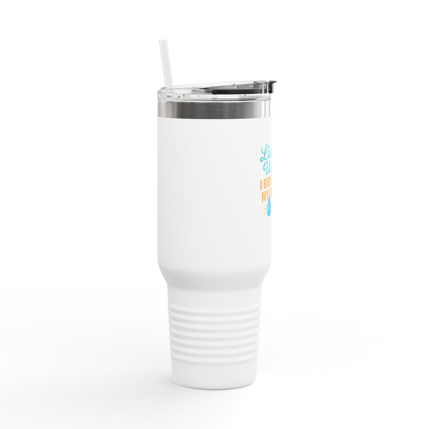 Living Water Insulated Travel Mug, 40oz - Perfect for Adventurers or as a Faithful Gift, Travel Mug, Bible Verse Mug, Custom [...]