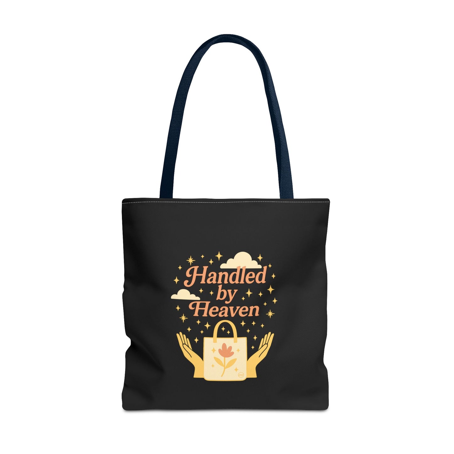 Heavenly Handled Tote Bag - Eco-Friendly Gift, Everyday Carry, Shopping Companion, Gift for Her, Travel Essential