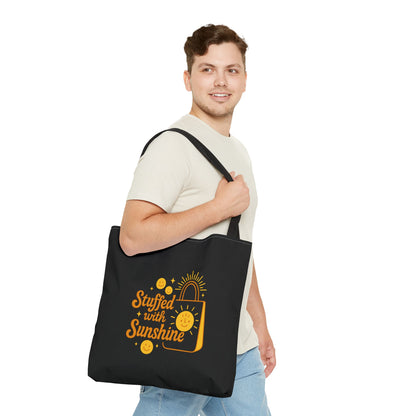 Sunshine Tote Bag Brighten Your Day  Reusable Shopping Bag  Beach Tote  Gift Idea for Friends  Summer Essentials