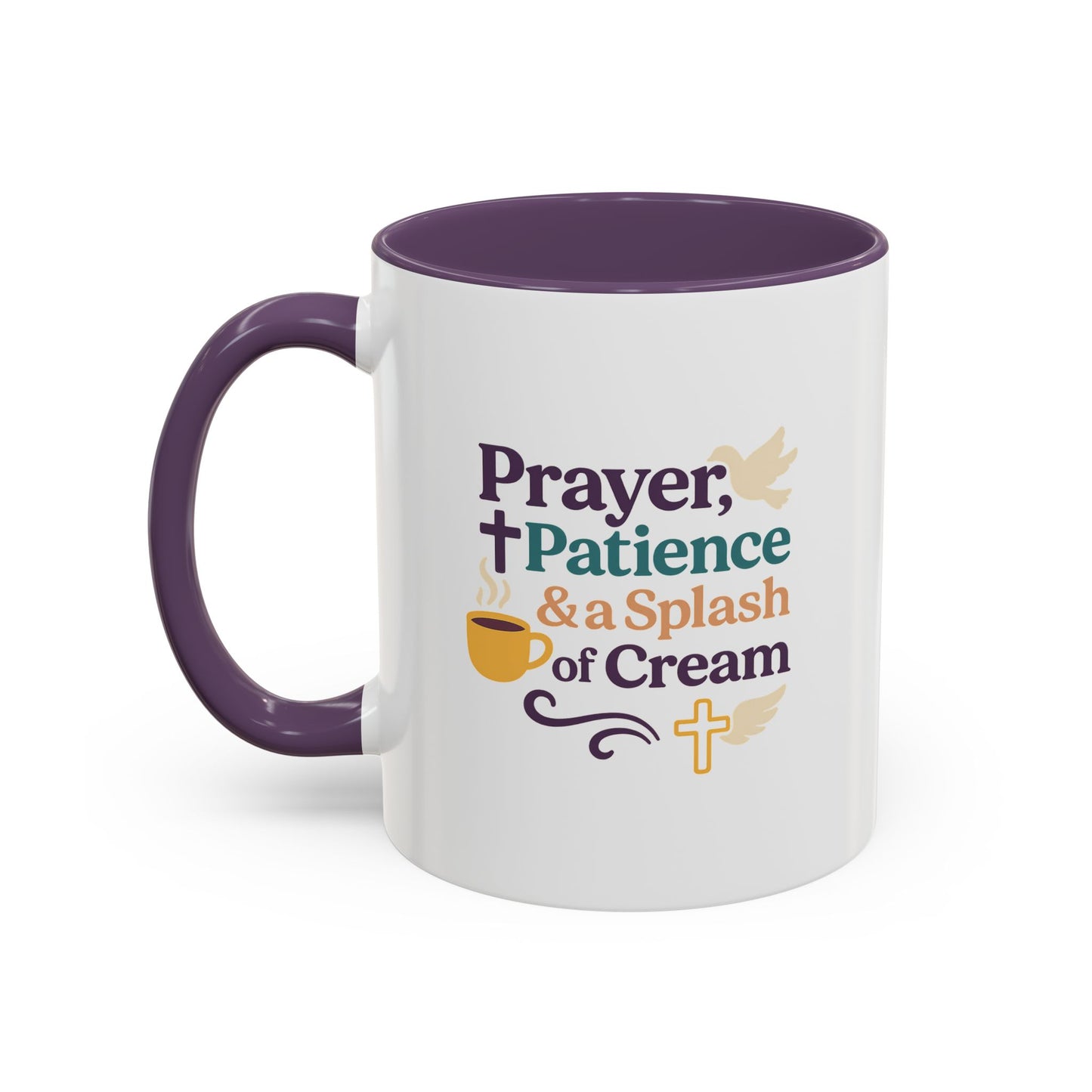 Faith-Inspired Coffee Mug - Perfect Gift for Friends and Family, Prayer Mug, Inspirational Drinkware, Christian Gift, Cute Desk Accessory