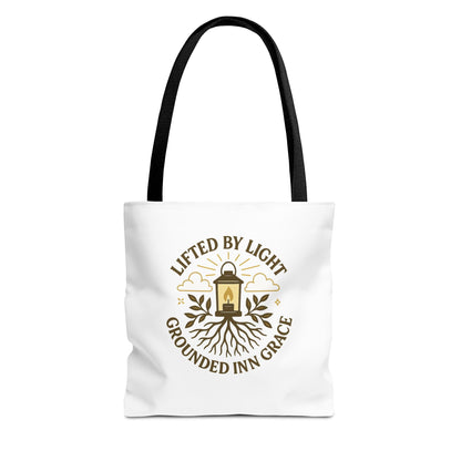 Grounded by Grace Tote Bag, Inspirational Gift, Eco-Friendly Shopping Tote, Spiritual Tote, Unique Artwork, Motivational Bag, Everyday [...]