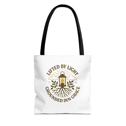Grounded by Grace Tote Bag, Inspirational Gift, Eco-Friendly Shopping Tote, Spiritual Tote, Unique Artwork, Motivational Bag, Everyday [...]