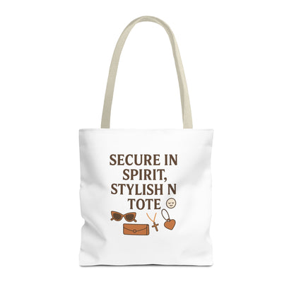 Stylish Tote Bag with Inspirational Quote | Eco-Friendly, Reusable, Perfect for Shopping, Gifts, and Everyday Use