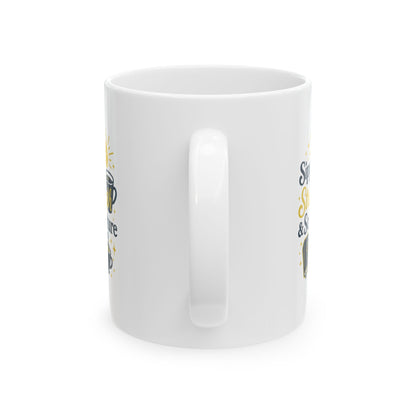 Sippin on Strength & Scripture Coffee Mug - Coffee Lovers Gift, Beverages, Morning Routine, Tea, Birthday, Home Decor