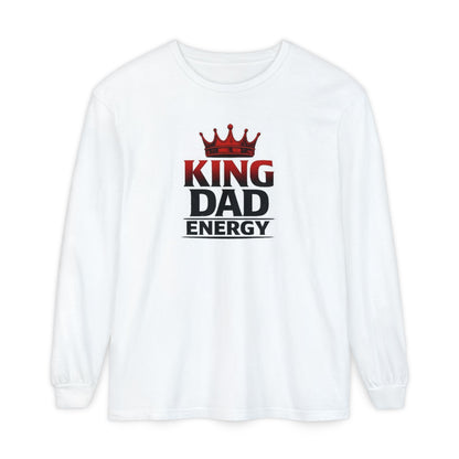 King Dad Energy Long Sleeve Tee