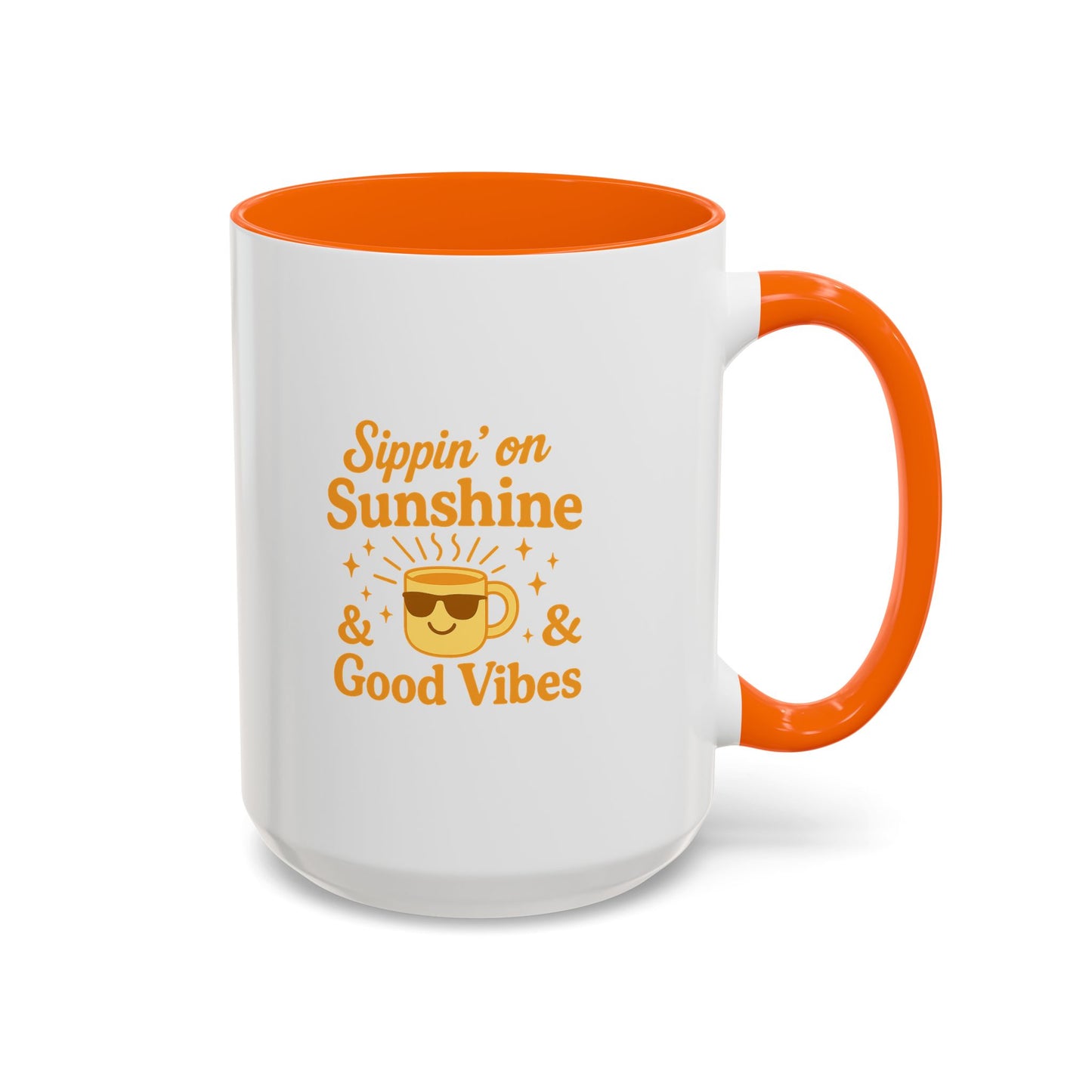 Sippin' on Sunshine Coffee Mug, Positive Vibes Mug, Gift for Coffee Lovers, Inspirational Mug, Housewarming Gift, Fun Drinkware
