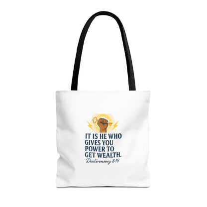 Affirmation Art Bible Verse Tote Bag
