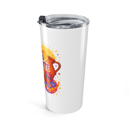 Colorful 20oz Tumbler - "I Came to Dehydrate & Slay" - Travel Mug, Water Bottle, Gift, Summer Essentials, Fun Drinkware