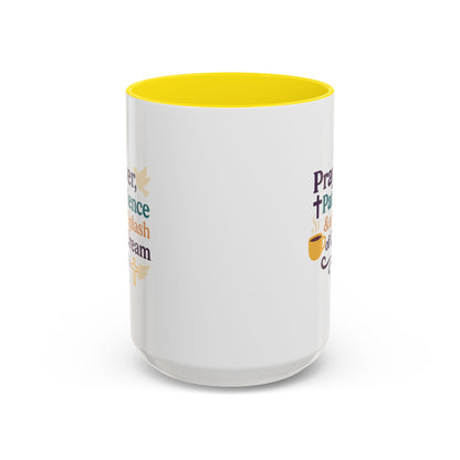 Faith-Inspired Coffee Mug - Perfect Gift for Friends and Family, Prayer Mug, Inspirational Drinkware, Christian Gift, Cute Desk Accessory