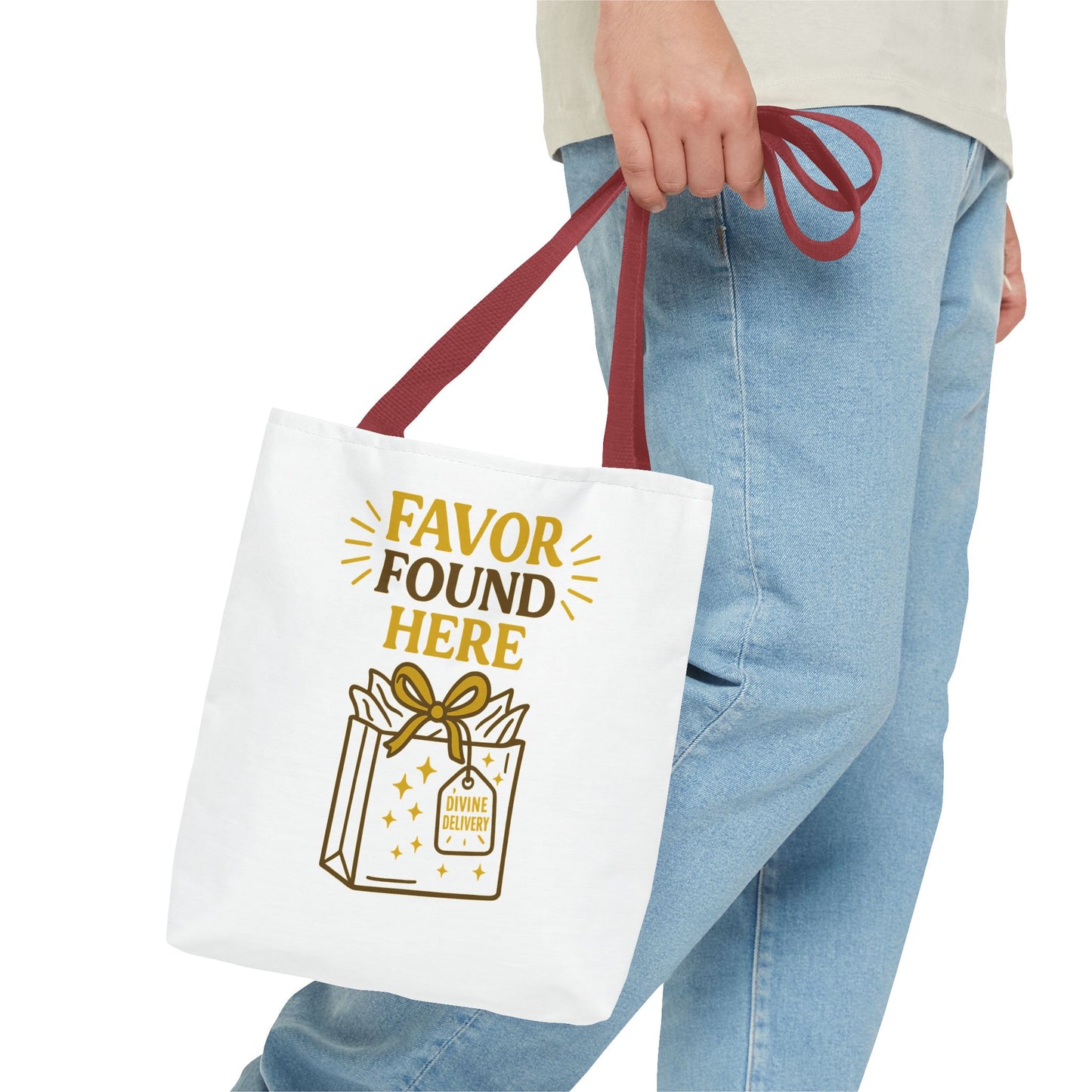 Favor Found Here Tote Bag - Perfect Gift for Celebrations, Party Favors, Birthday, Bridal Shower, Eco-Friendly