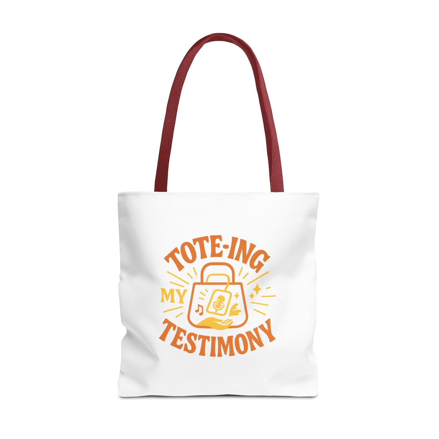 My Testimony Inspirational Tote Bag