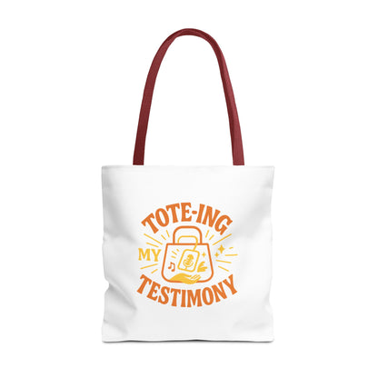 My Testimony Inspirational Tote Bag