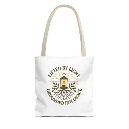 Grounded by Grace Tote Bag, Inspirational Gift, Eco-Friendly Shopping Tote, Spiritual Tote, Unique Artwork, Motivational Bag, Everyday [...]