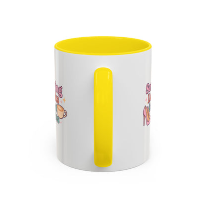 Chic Coffee Mug: Serving Looks & Lattes | Trendy Gift for Coffee Lovers, Fashion Enthusiasts, Housewarming, Birthdays, Mom's Day