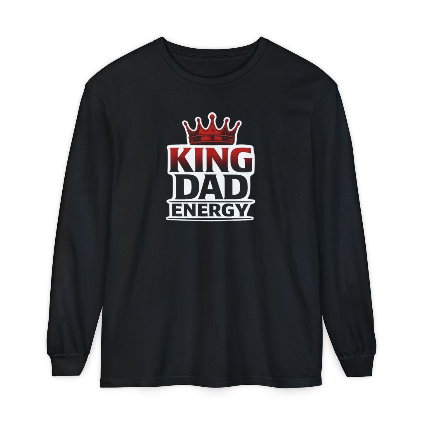 King Dad Energy Long Sleeve Tee