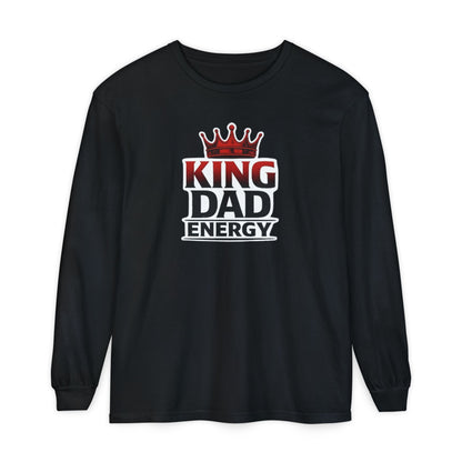 King Dad Energy Long Sleeve Tee