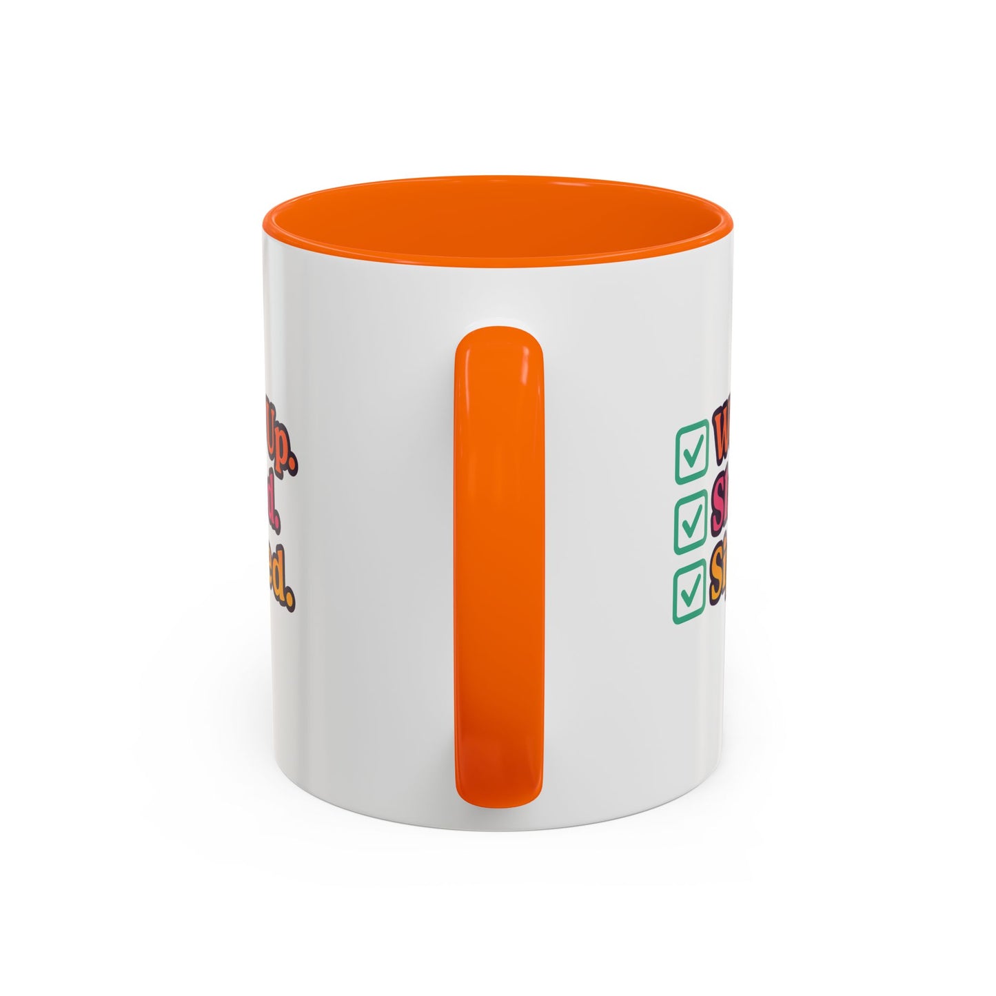 Woke Up Slayed Sipped Coffee Mug, Motivational Mug Gift, Fun Coffee Cup, Inspirational Office Mug, Morning Routine Mug
