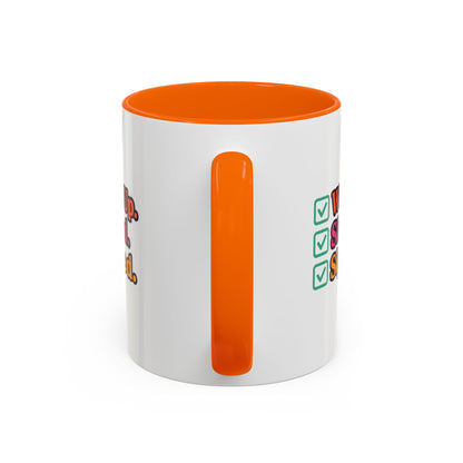 Woke Up Slayed Sipped Coffee Mug, Motivational Mug Gift, Fun Coffee Cup, Inspirational Office Mug, Morning Routine Mug