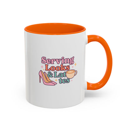 Chic Coffee Mug: Serving Looks & Lattes | Trendy Gift for Coffee Lovers, Fashion Enthusiasts, Housewarming, Birthdays, Mom's Day