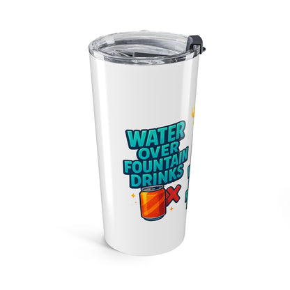 Inspirational Water Bottle Tumbler, Christian Tumblers, Faith-Based Gift, Motivational Drinkware, Bible Verse Mug