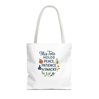 Peace & Patience Inspirational Tote Bag
