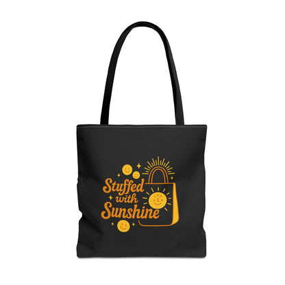 Sunshine Tote Bag Brighten Your Day  Reusable Shopping Bag  Beach Tote  Gift Idea for Friends  Summer Essentials
