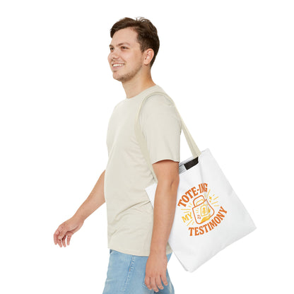My Testimony Inspirational Tote Bag