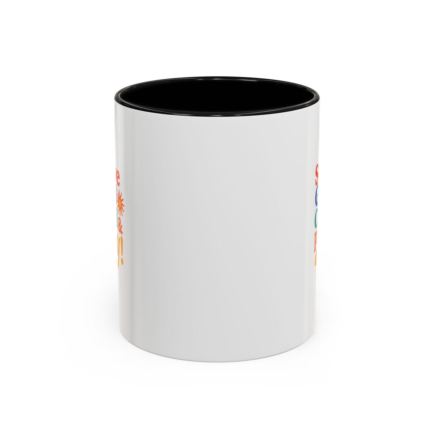Serve God, Chill & Pray Accent Coffee Mug (11, 15oz)