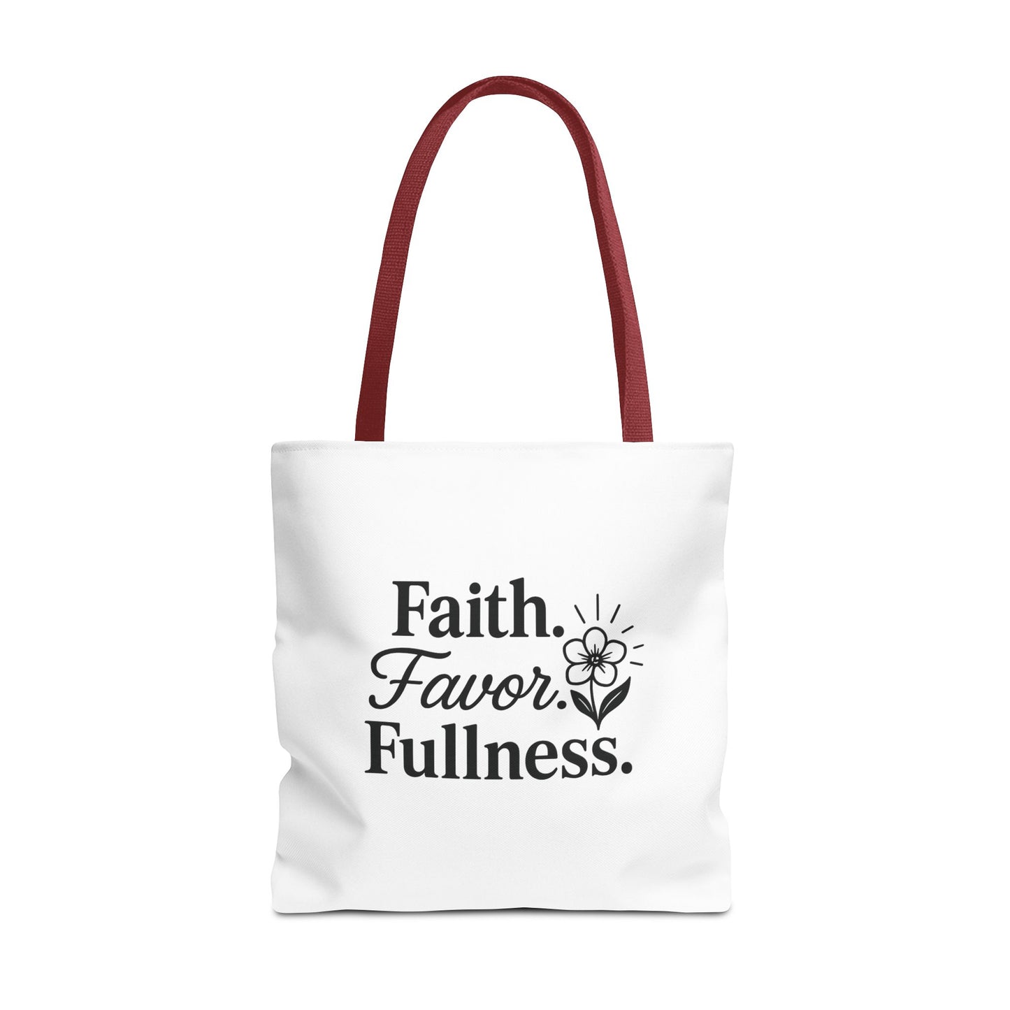 Faith-Inspired Tote Bag for Daily Essentials, Eco-Friendly Shopping Bag, Motivational Quote Tote, Spiritual Gift, Everyday Use