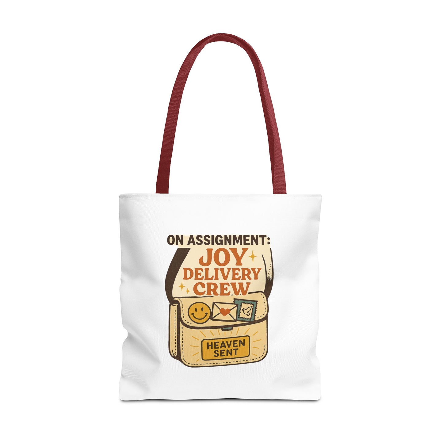 Joy Delivery Crew Tote Bag - Heaven Sent, Birthday Gift, Grocery Bag, Eco-Friendly Tote, Unique Gift Idea