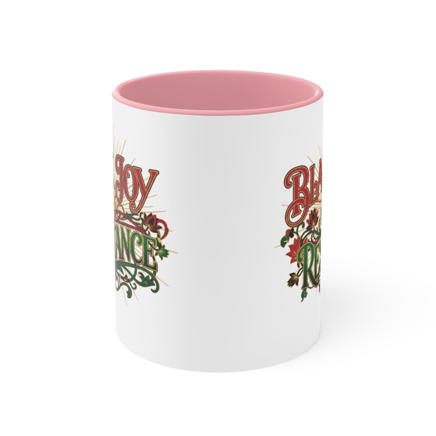 Accent Mug — "Black Joy Is Resistance" Inspirational Coffee Cup
